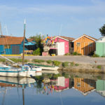 Port de Château d'Oléron cabanes d'ostréiculteurs